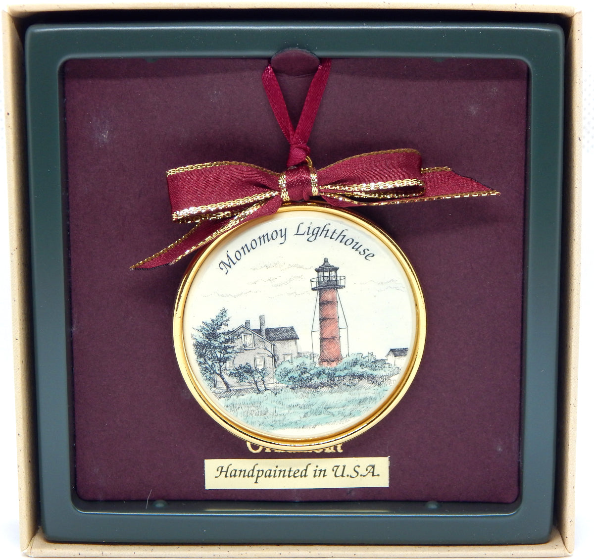 Monomoy Lighthouse<br>LIMITED EDITION<br>Barlow Christmas Ornament
