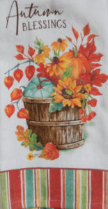 Autumn Blessings<br>Dual Purpose Towel<br>by KayDee Linens
