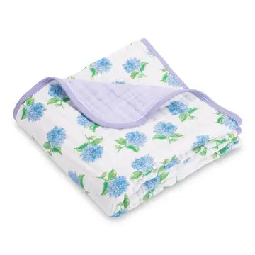 Muslin Quilt Baby & Kids Blanket Hydrangea<br>by LollyBanks