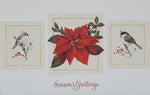 "Season's Greetings"<br>Bird Christmas Cards (#1419)<br>NEW! Embossed by Pumpernickel Press