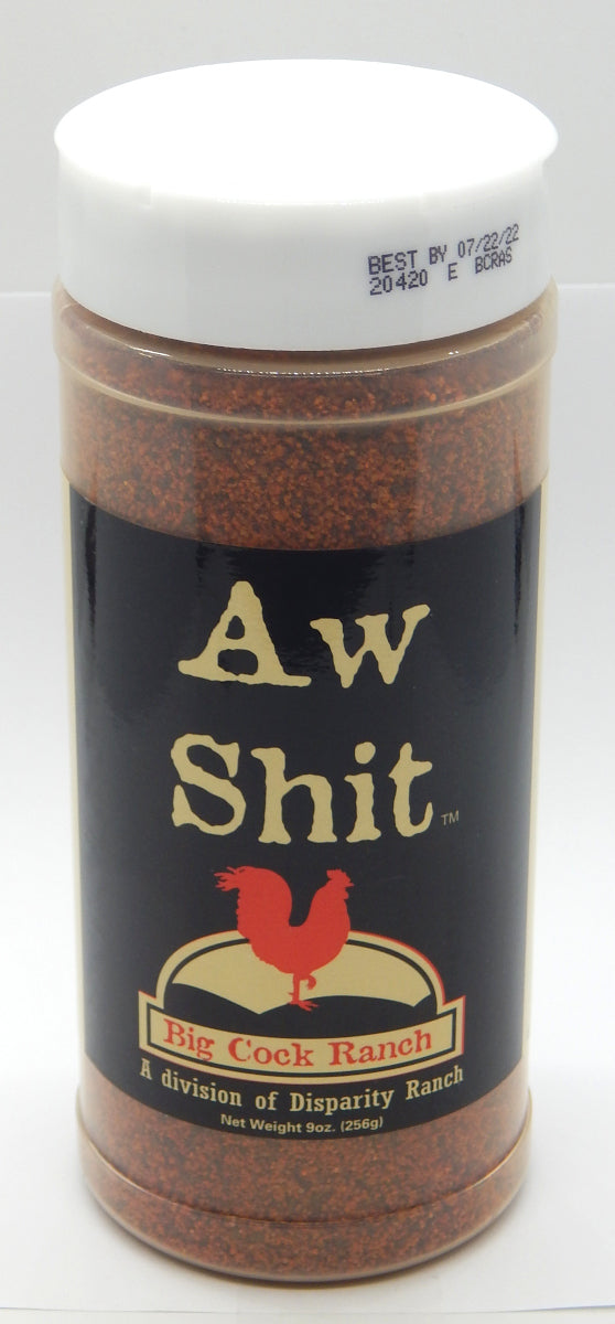 Aw Shit Hot 'N Spicy Seasoning<br>9 oz. Plastic Jar<br>by BCR