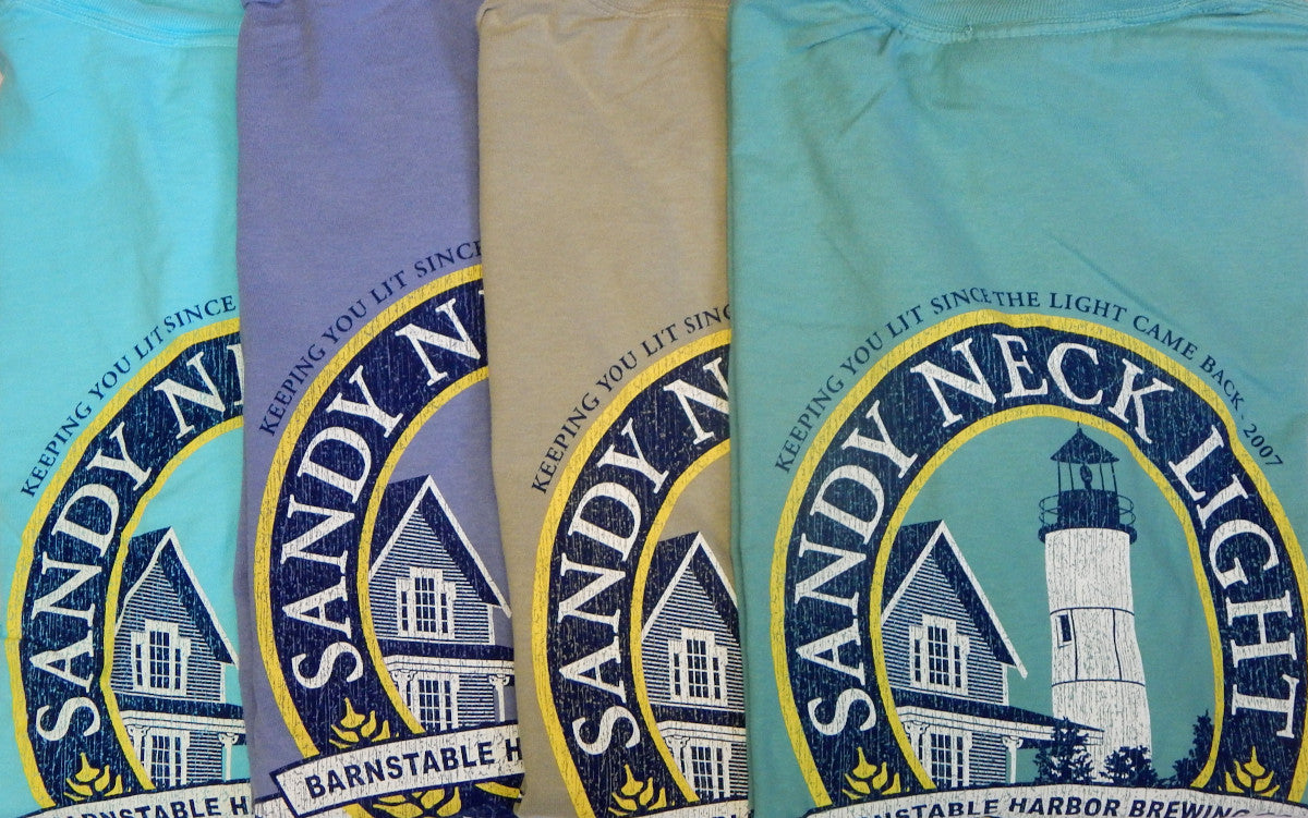Sandy Neck Light<br>Pigment-Dyed LONG SLEEVE T-Shirt<br> by Austins