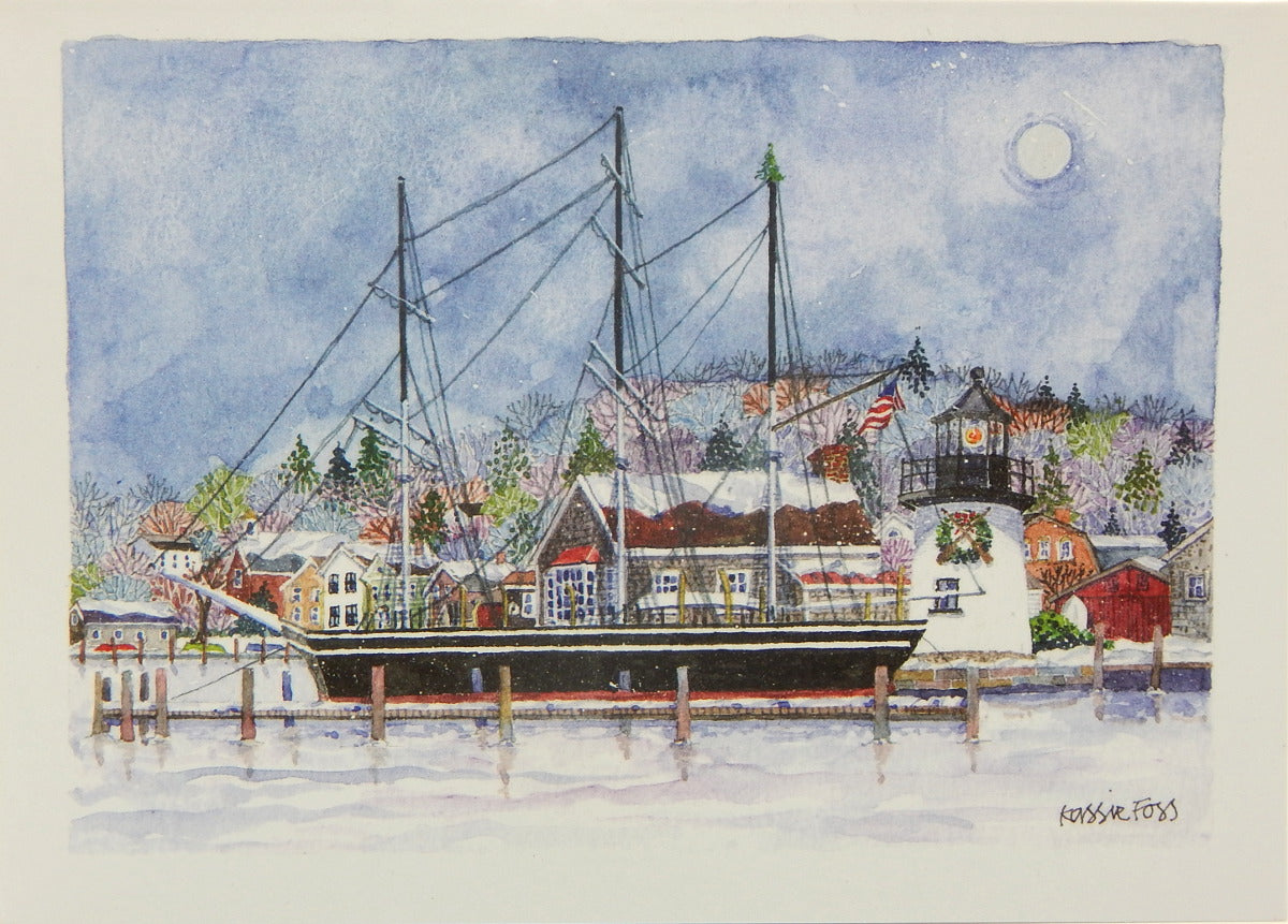 Lighthouse Christmas Cards (#1163)<br>by Onion Hill Designs