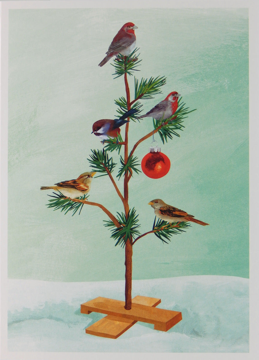 Bird Christmas Cards (#1342)<br>100% Recycled<br>by Allport Editions