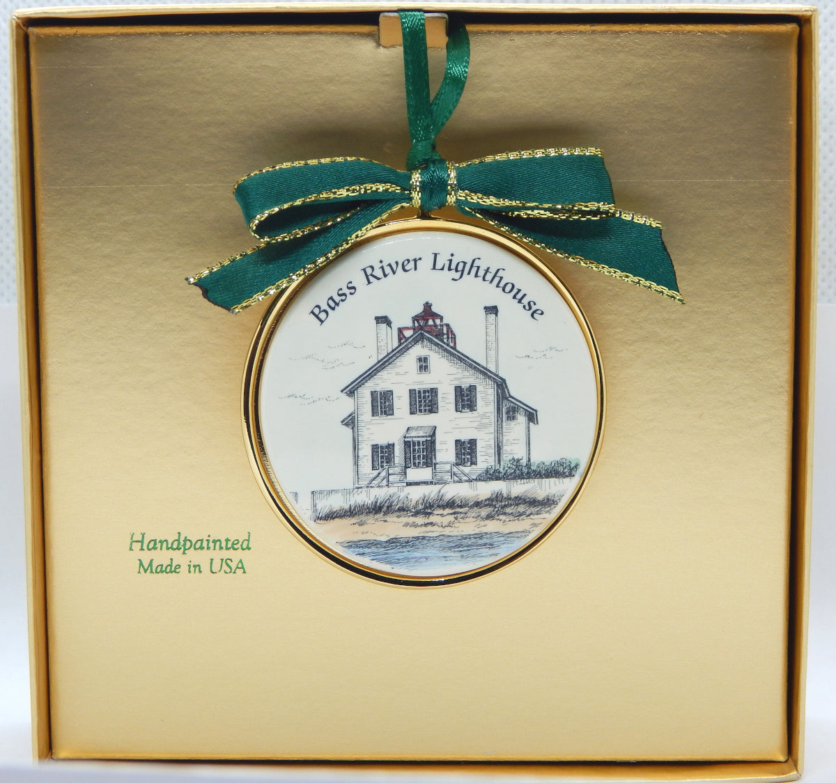 Bass River Lighthouse<br>LIMITED EDITION<br>Barlow Christmas Ornaments