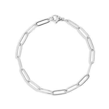 Surgical Stainless Steel Paperclip Chain Bracelet