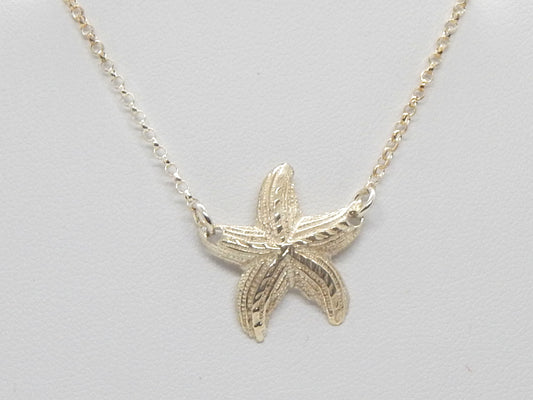 "Dancing Starfish"<br>Sterling Silver Necklace<br>by Fishgirl Designs
