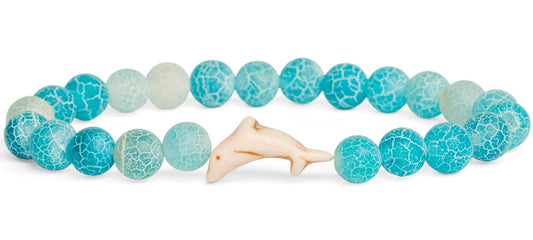 Dolphin<br>Aqua Blue<br>Fahlo Tracking Bracelets