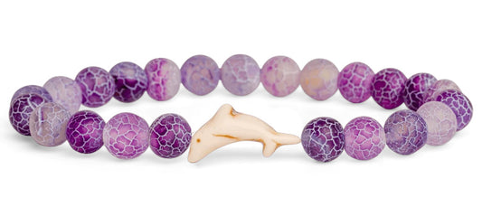 Dolphin<br>Coral Reef Violet<br>by Fahlo Tracking Bracelets