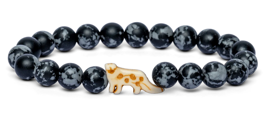 Snow Leopard<br>Papillae<br>by Fahlo Tracking Bracelets