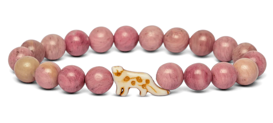 Snow Leopard<br>Wildflower Pink<br>by Fahlo Tracking Bracelets