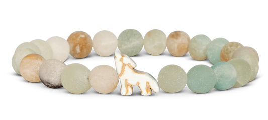 Red Wolf<br>Sky Stone<br>by Fahlo Tracking Bracelets