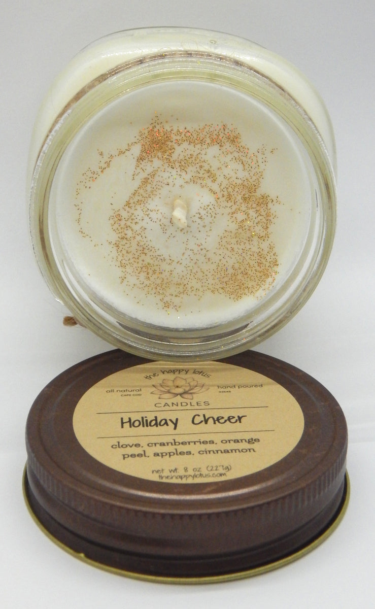 Holiday Cheer<br>Holiday Scent Jar Candles<br>by Happy Lotus