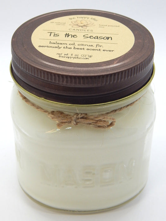 Tis The Season<br>Holiday Scent Jar Candles<br>by Happy Lotus