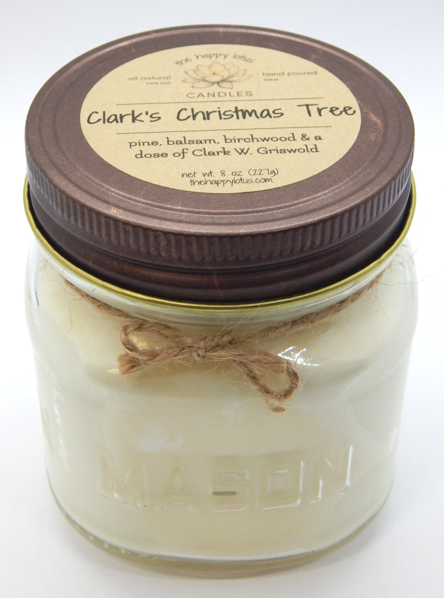 Clark's Christmas Tree<br>Holiday Scent Jar Candles<br>by Happy Lotus