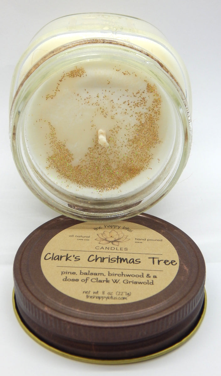 Clark's Christmas Tree<br>Holiday Scent Jar Candles<br>by Happy Lotus