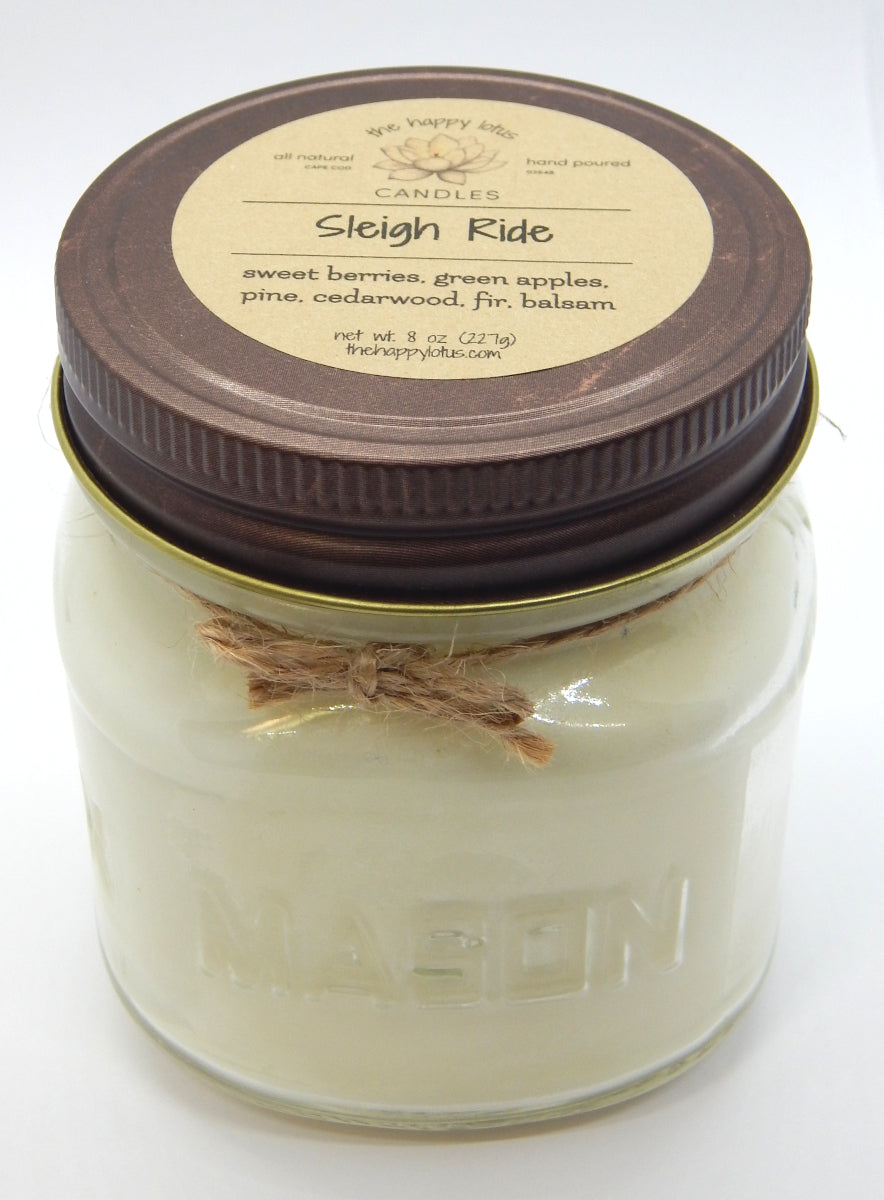 Sleigh Ride<br>Holiday Scent Jar Candles<br>by Happy Lotus