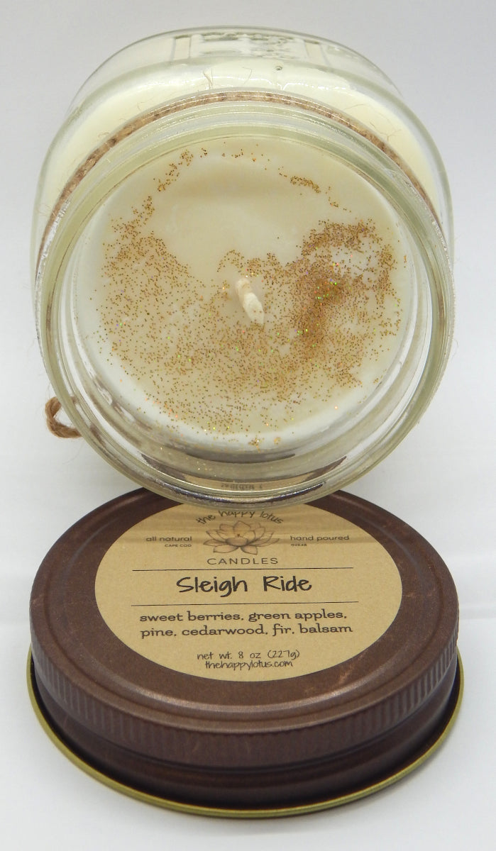 Sleigh Ride<br>Holiday Scent Jar Candles<br>by Happy Lotus