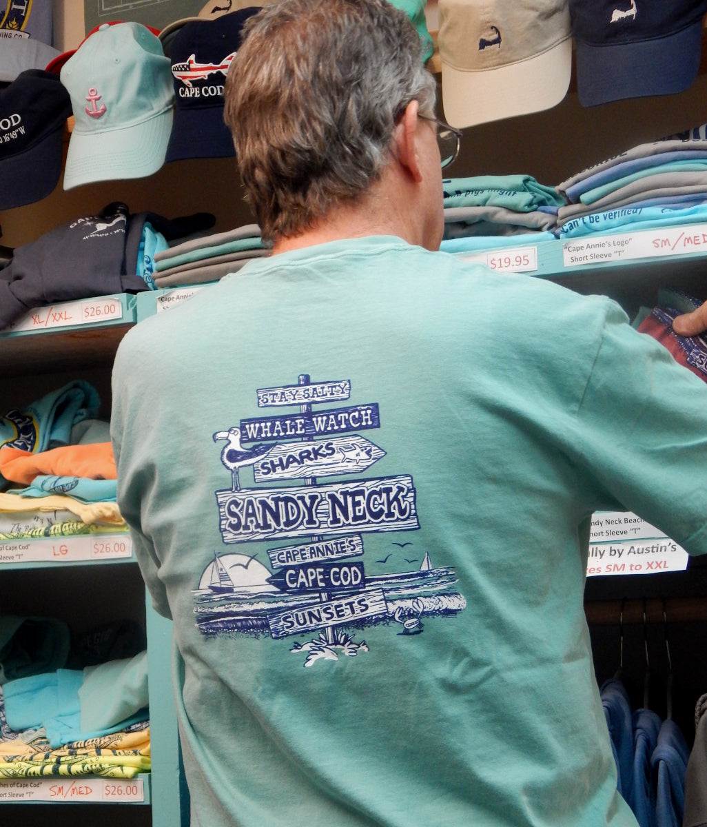 "Sandy Neck Beach"<br>Pigment-Dyed Short Sleeve T-Shirt<br>NEW! by Big Hed