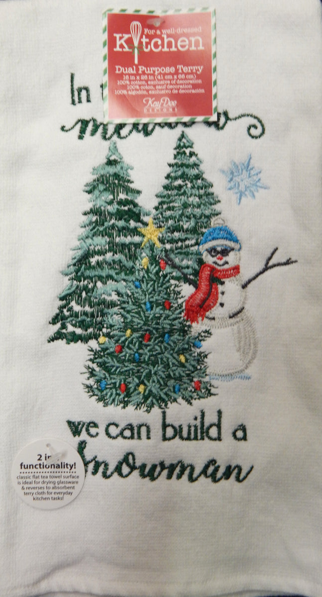 "Evergreen Forever"<br>Holiday Kitchen Linen<br>by KayDee Designs