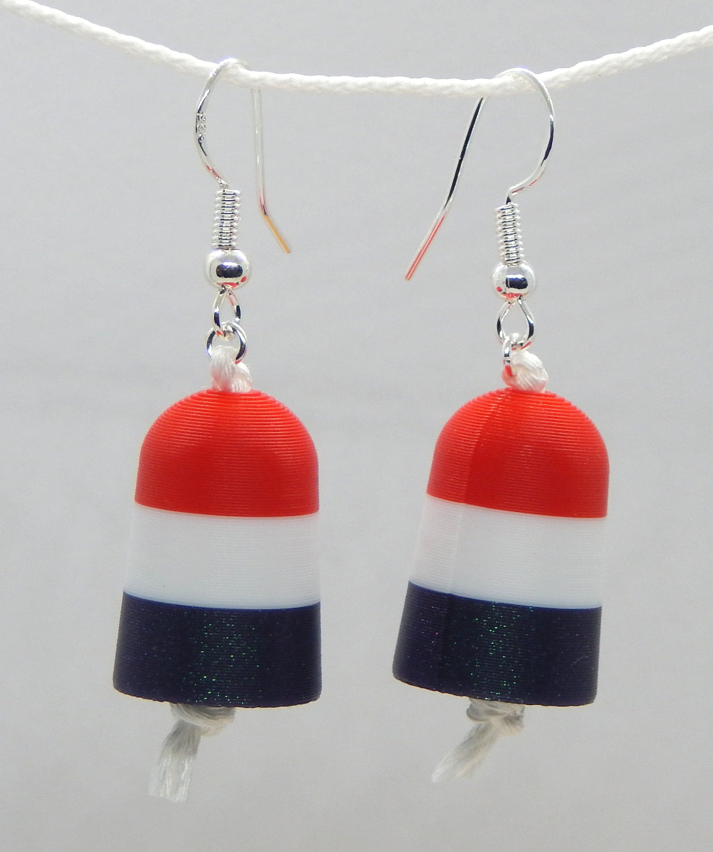 "Rock-It Pop"<br>Buoy Earrings<br>Sterling Silver Earwires