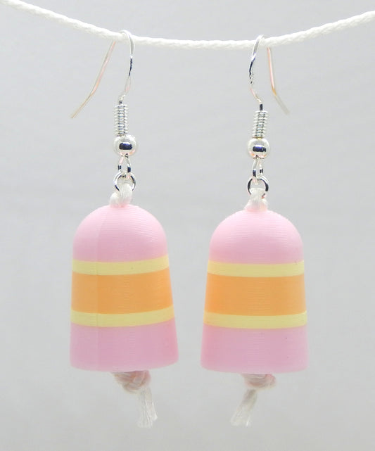 "Golden Hour"<br>Buoy Earrings<br>Sterling Silver Earwires