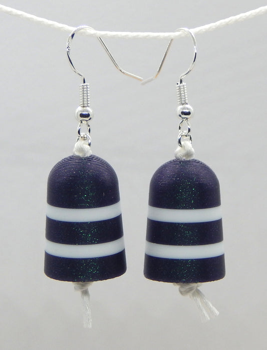 "Main Street"<br>Buoy Earrings<br>Sterling Silver Earwires