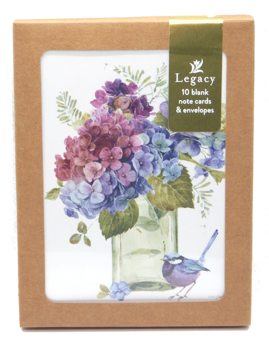 Hydrangea<br>Boxed Note Cards<br>by Legacy