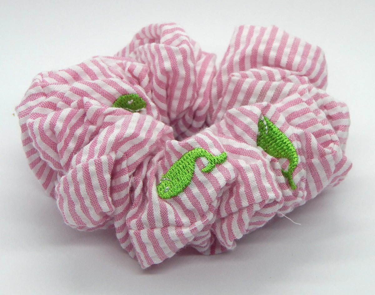 "Lime Green Whale"<br>Hair Scrunchie