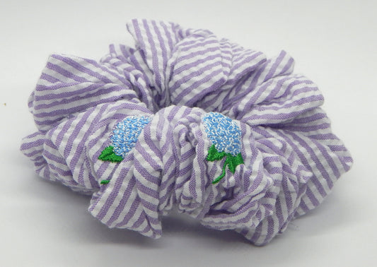 "Blue Hydrangea"<br>Hair Scrunchie