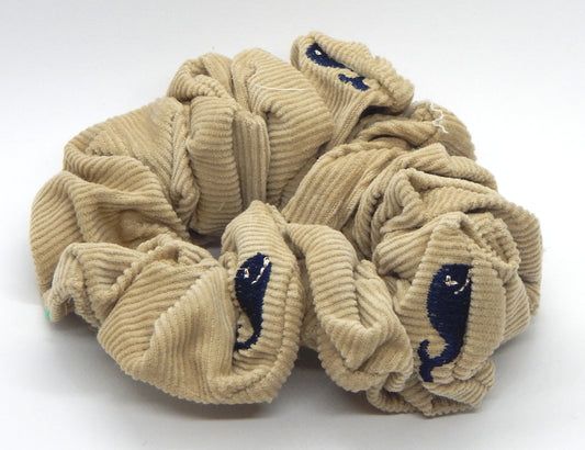 "Navy Blue Whale"<br>Hair Scrunchie