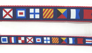 Preston Ribbons "A-Z Nautical Code Flag" Collar, Leash or Set