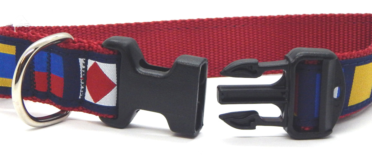Preston Ribbons "A-Z Nautical Code Flag" Collar, Leash or Set