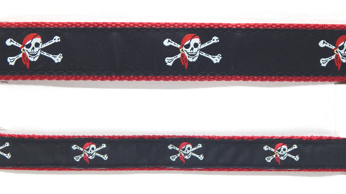 Preston Ribbons "Skull and Crossbones" Collar, Leash or Set