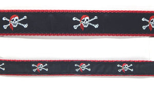 Preston Ribbons "Skull and Crossbones" Collar, Leash or Set