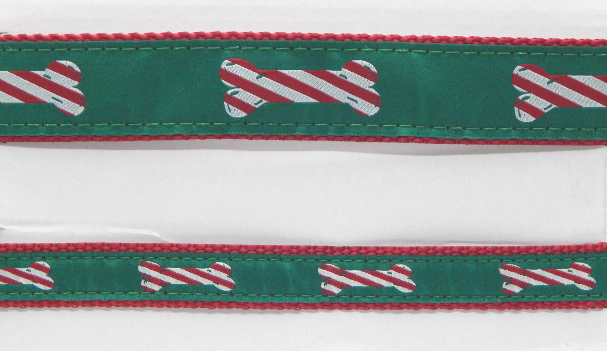 Preston Ribbons "Peppermint Stick" Collar, Leash or Set
