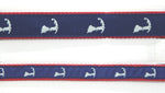 Preston Ribbons "Map of Cape Cod" Collar, Leash or Set