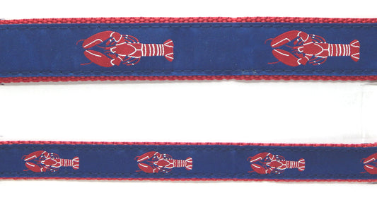 Preston Ribbons "Red Lobster" Collar, Leash or Set