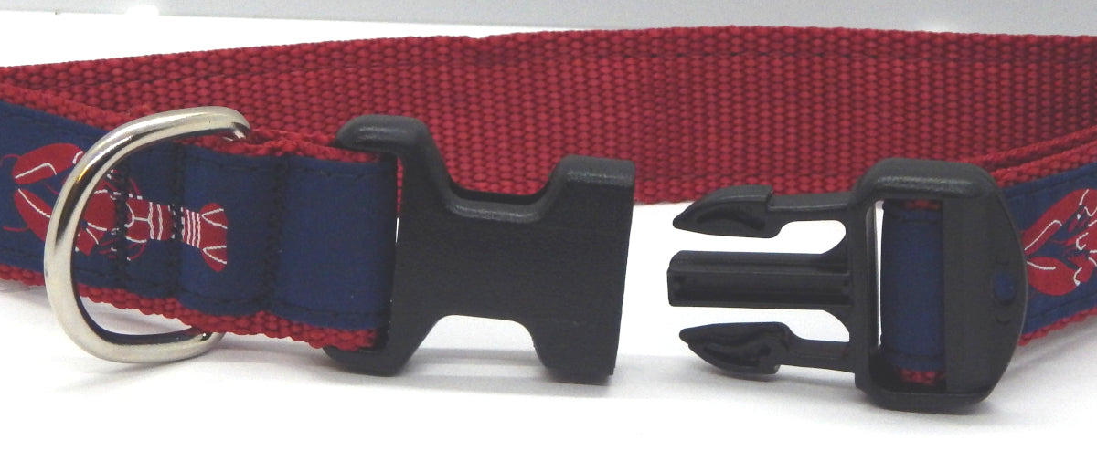 Preston Ribbons "Red Lobster" Collar, Leash or Set