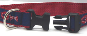 Preston Ribbons "Red Lobster" Collar, Leash or Set