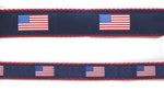 Preston Ribbons "American Flag" Collar, Leash or Set