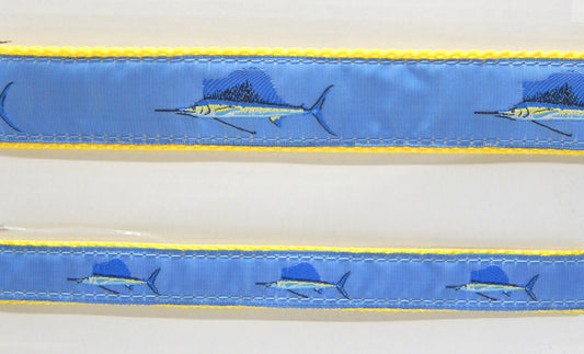 Preston Ribbons "Sailfish" Collar, Leash or Set