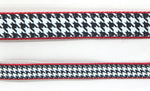 Preston Ribbons "Black and White Houndstooth" Collar, Leash or Set