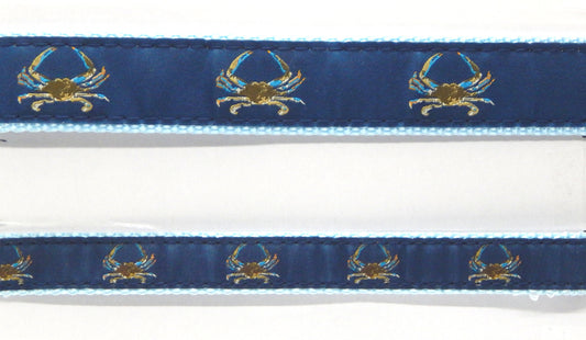 Preston Ribbons "Maryland Blue Crab" Collar, Leash or Set
