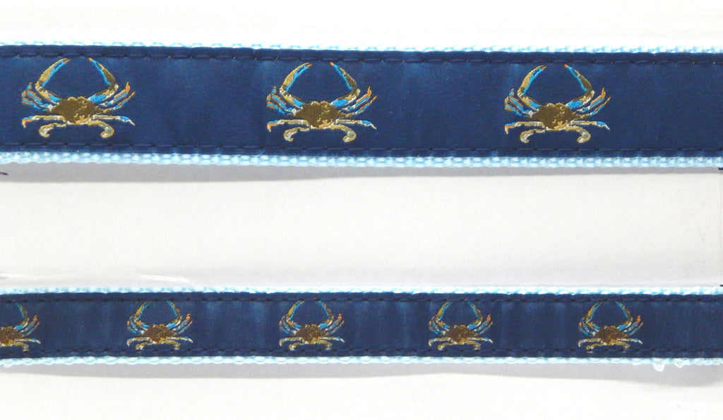 Preston Ribbons "Maryland Blue Crab" Collar, Leash or Set
