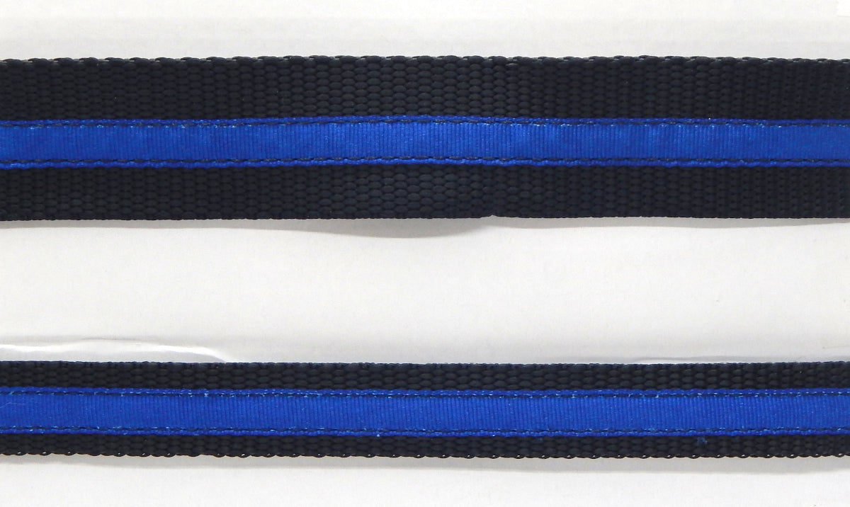 Preston Ribbons "Thin Blue Line" Collar, Leash or Set