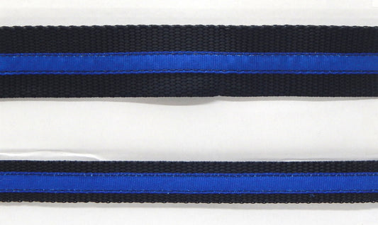 Preston Ribbons "Thin Blue Line" Collar, Leash or Set