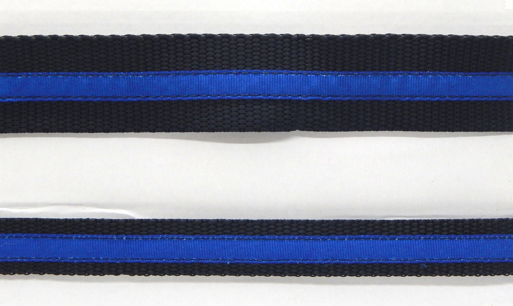 Preston Ribbons "Thin Blue Line" Collar, Leash or Set