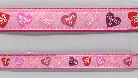 Preston Ribbons "Woof Hearts" Collar, Leash or Set