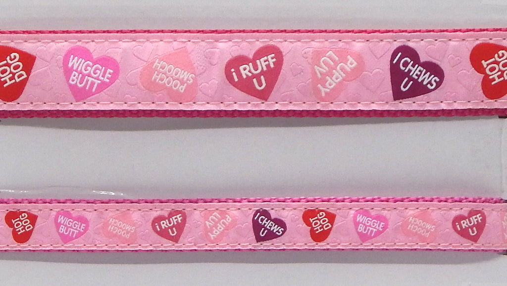 Preston Ribbons "Woof Hearts" Collar, Leash or Set